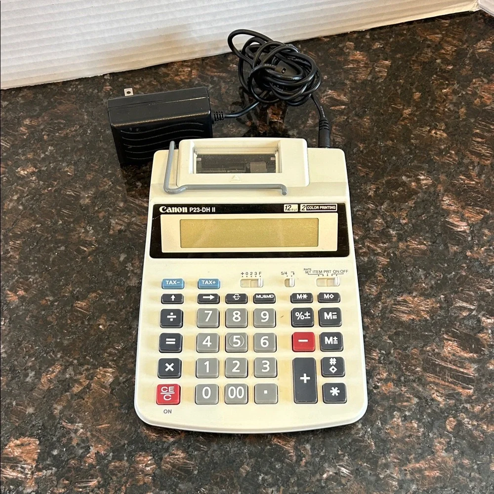 Canon P23-DH II Calculator - Cream and Black